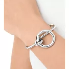 elegáns Calvin Klein Clinc női nemesacél karperec Karkötő, méret XS, rózsa arany, ezüst, vagy arany Méret: N