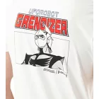 CAPSLAB X UFO Robot Grendizer férfi póló  vissza Print, pamut kerek nyakú, GL/GOL1/1/TSG/GRE1, fehér Méret: S