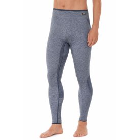   légáteresztő TOPTEX PRO férfi Performance Nadrág  HydroTherm Leggings, hosszú Underpants, OEKO-TEX Standard 100 Certified, kék Melange Méret: XL