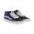 VANS SK-8 Mid Reissure női ódi bőr edzőcipő edző cipő, Mid-Top Cipő in Old- Design, Skate Cipő  gumi Waffle talp, VN0A391F5TU, kék/fehér Méret: 36_1_2