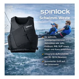   Spinlock WING Buoyancy Aid  35-50N Buoyancy Aid, Protective atléta, Safety atléta, Watersports DW-BA/SBG fekete Méret: XL