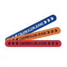 3-csomag Calvin Klein Unisex férfi női Slap karkötő  "Calvin Klein CK Jeans" Logo, 20 cm, KJJLDB850200, piros/narancssárga/kék Méret: N