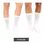 3 pár Circulation-Friendly SOCKSWEAR Diabetic Zokni nőknek és férfi, pamut Zokni  Comfort karperec 7673244 fehér Méret: 39_42