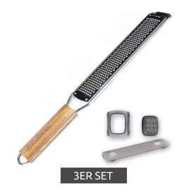   Extra-sharp CUBESU Zester Grater, nemesacél Kitchen Grater  kézi Guard, ezüst Méret: N