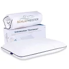 Thermoregulating SCHLAFMEISTER Dormouse Toddler Pillow, Visco szivacs Pillow, OEKO-TEX Certified, 45x30x8cm, fehér Méret: N