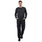  PUREWORK férfi Work Nadrág  6 zseb, Oeko-Tex Certified Thermal Nadrág 8659861 fekete/szürke Méret: L