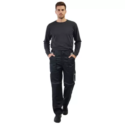  PUREWORK férfi Work Nadrág  6 zseb, Oeko-Tex Certified Thermal Nadrág 8659861 fekete/szürke Méret: M