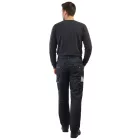  PUREWORK férfi Work Nadrág  6 zseb, Oeko-Tex Certified Thermal Nadrág 8659861 fekete/szürke Méret: XL