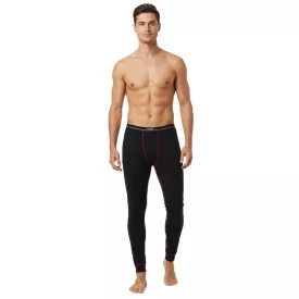   CINQUE férfi Thermal fehérnemű hosszú Underpants  pamut Leggings, fekete/piros Méret: M