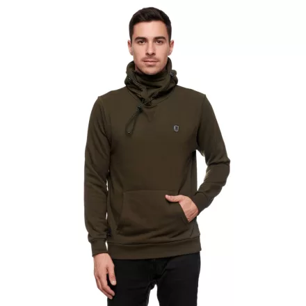 férfi Sporty pulóver  Cool kapucni - Hooded Pulóver 19140 in Khaki vagy szürke Méret: S