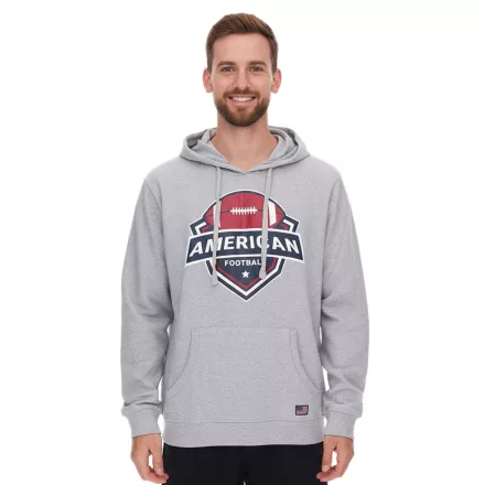 U.S. SPORT AMERICA férfi pulóver  vagy without kapucni és Logo - pamut pulóver - Summer Pulóver - szürke, kék, vagy fekete Méret: XL