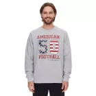 U.S. SPORT AMERICA férfi pulóver  vagy without kapucni és Logo - pamut pulóver - Summer Pulóver - szürke, kék, vagy fekete Méret: XL
