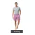Lightweight SCOTCH & SODA férfi 2-darab Shorty pizsama szett  pamut, SSSP25M389721-506, szürke/világos bordó Méret: S