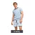 Lightweight SCOTCH & SODA férfi 2-darab Shorty szett  pamut Sort Rövidnadrág SSSP25M206083-421 világos kék Méret: M