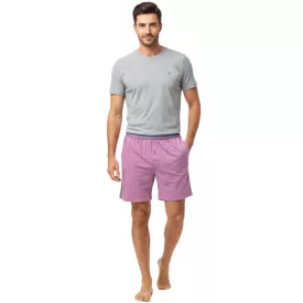   Könnyű SCOTCH & SODA férfi 2 részes shorty szett pamutból, világoskék vagy szürke/világosbordó színben kapható Méret:L