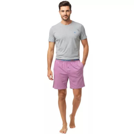 Könnyű SCOTCH & SODA férfi 2 részes shorty szett pamutból, világoskék vagy szürke/világosbordó színben kapható Méret:S