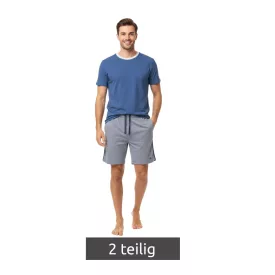   Lightweight SCOTCH & SODA férfi 2-darab Shorty szett  pamut Sort Rövidnadrág SSSP25M206083-410 kék Méret: M