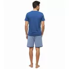 Lightweight SCOTCH & SODA férfi 2-darab Shorty szett  pamut Sort Rövidnadrág SSSP25M206083-410 kék Méret: M