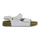 Slip-ellenálló HSM férfi work szandál, ESD-safe, ódi bőr Cipő, SRA védelem class, papucs cipő, professional Cipő, factory másodperc-kézi, B-, medical Cipő, fehér Méret: 44