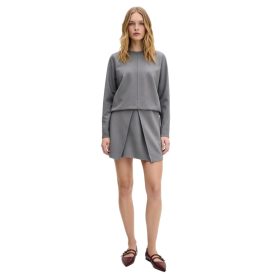   Flared női Mini Szoknya Punto di Roma Business Szoknya 914452 szürke Méret: 44_46