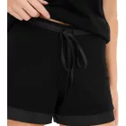 Cozy női nightdress  smock részletek: hosszú hálóing  slit, 2-darab pajama szett, vagy nadrág hálóing  fűző. elérhető in piros, lila, fekete, vagy szürke/rózsaszín. Méret: 48_50