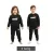 Comfortable PUMA gyerek'' jogging tréning melegítő szabadidőruha melegítő szabadidőruha Öltöny for gyerek és gyerek, 2-darab szett: Sweat nadrág és kerek nyakú Pulóver, pamut szett 627915 01 fekete Méret: 86