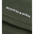 magas-quality 5-csomag SCOTCH & SODA kerek nyakú férfi póló alap Ing Undershirt pamut Ing SSFA25M2312806 019 fekete/fehér/zöld Méret: M