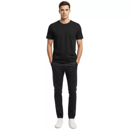 magas-quality 5-csomag SCOTCH & SODA kerek nyakú férfi póló alap Ing Undershirt pamut Ing SSFA25M2312806 in fehér vagy fekete/fehér/zöld Méret: M