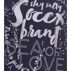 SOCCX by Carina Női oversized kerek nyakú pulóver - Mindennapi pulóver - Kék vagy Fehér Méret:XL_XXL