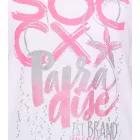 SOCCX by Carina Női oversized kerek nyakú pulóver - Mindennapi pulóver - Kék vagy Fehér Méret:XS_S