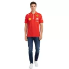 PUMA X Scuderia Ferrari F1 férfi nadrág-újj Polo Ing  Team és Sponsor Logos, pamut, Motorsport Ing 701228000 001 piros Méret: XL
