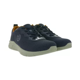   bugatti férfi alacsony-Top edzőcipő edző cipő, fűző-Up Cipő  Logo, City Cipő 345-AFA15-6900 kék Méret: 42