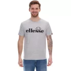 Timeless ellesse Fuenti póló for férfi - pamut Ing  Logo Print - sport Ing SHP16469 - szürke vagy fehér Méret: S