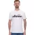 Timeless ellesse Fuenti póló for férfi - pamut Ing  Logo Print - sport Ing SHP16469 - szürke vagy fehér Méret: S