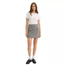   trendi női Nadrág/Szoknya  Pinstripes és Slit, szürke 966396 Méret: 42