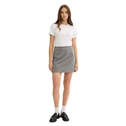 trendi női Nadrág/Szoknya  Pinstripes és Slit, szürke 966396 Méret: 42