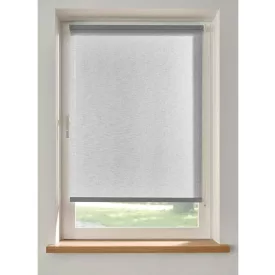   Simple privacy roller blind  texturált look, window blind, sun védelem 976513 szürke Méret: 4