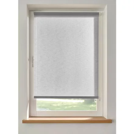 Simple privacy roller blind  texturált look, window blind, sun védelem 976513 szürke Méret: 9