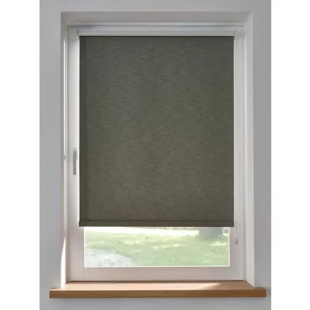 Simple blackout roller blind  texturált look, window blind, sun védelem 974609 sötét szürke Méret: 5