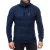 Urban Biker kötött Pulóver for férfi  kerek nyakú, Modern Distressed Look  Destroyed részletek 13293 Navy Méret: 2XL