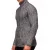 Versatile férfi chunky kötött tartó-up nyaklánc Pulóver  incorporated minta, gyapjú Pulóver 13353, fekete Méret: 2XL