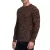 stílusos férfi biker kerek nyakú chunky kötött Pulóver 13357 Camel Méret: 2XL