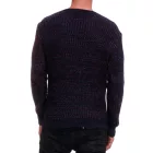 trendi férfi túlméretezett chunky kötött Pulóver 13365 Navy Méret: S