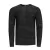 Modern férfi elegáns-kötött Pulóver  texturált minta, kerek nyakú Pulóver 13371 Khaki Méret: 2XL