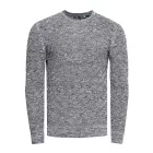 stílusos férfi elegáns-kötött Pulóver  diagonal structure, vékony fit kötött Pulóver 13381 barna Méret: XL