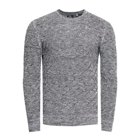   stílusos férfi elegáns-kötött Pulóver  diagonal structure, vékony fit kötött Pulóver 13381 barna Méret: XL