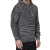  férfi chunky kötött hooded pulóver  gomb placket és cable kötött textúra, kötött pulóver Pulóver 13385 anthracite Méret: M