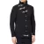  férfi chunky kötött dzseki kabát Kabát  tartó-up nyaklánc és toggle kivitel Kardigán 13418 Anthracite Méret: XL