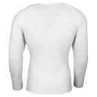 Urban férfi elegáns kötött kerek nyakú Pulóver Biker pulóver Streetwear 6240 fehér Méret: XL