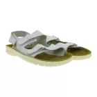 Slip-ellenálló hsm férfi work szandál, ESD-compatible, ódi bőr Cipő  SRC védelem class, papucs, professional Cipő, factory másodperc-kézi, B-, medical Cipő, fehér Méret: 42